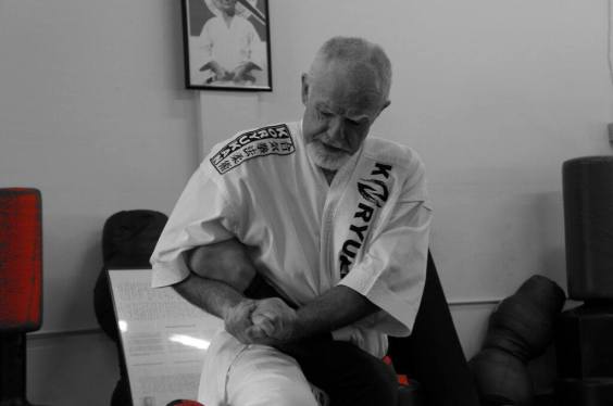 Sensei McCarthy Applies Ankle Lock